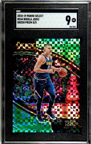 2018 Select Nikola Jokic Green /5 SGC 9