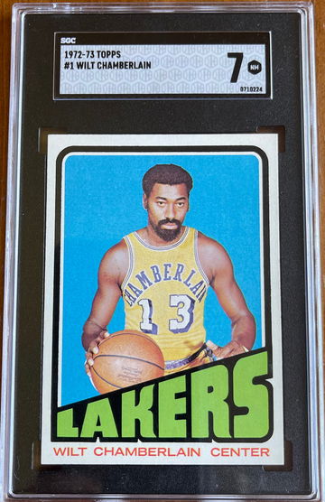 1972-73 Topps Wilt Chamberlain SGC 7