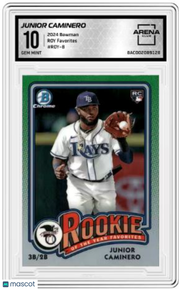 2024 Bowman Junior Caminero #ROY-8 RC Arena Club 10