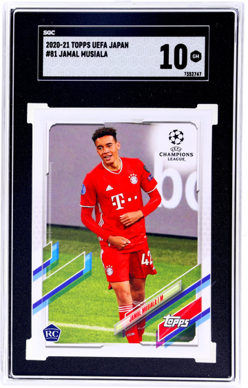 2020 Topps UEFA Japan Jamal Musiala #81 RC SGC 10