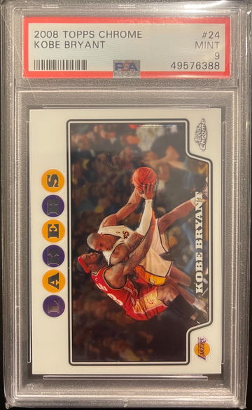 2008 Kobe Bryant Topps Chrome PSA 9