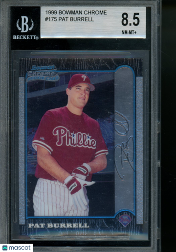 1999 Bowman Chrome Pat Burrell #175 BGS 8.5