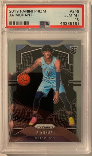2019 Panini Prizm Ja Morant PSA 10