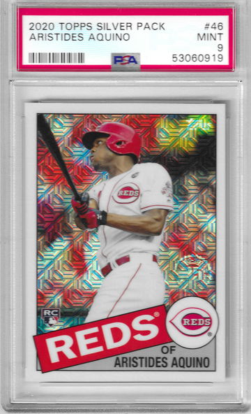 2020 Topps Silver Pack Aristides Aquino PSA 9