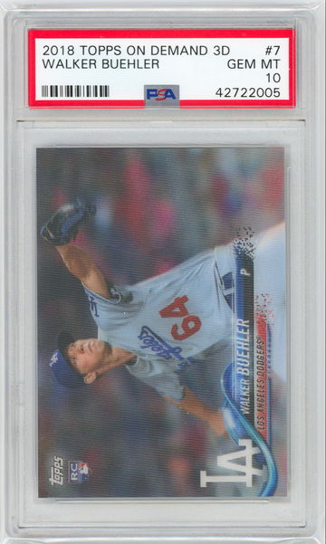 Walker Buehler 2018 Topps 3D