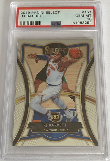 2019 Panini Select Premier RJ Barrett PSA 10