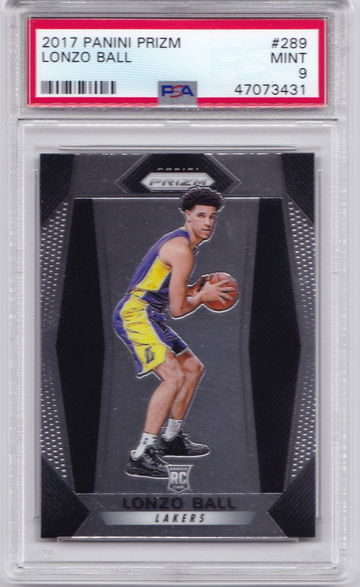 Lonzo Ball 2017 Prizm PSA 9