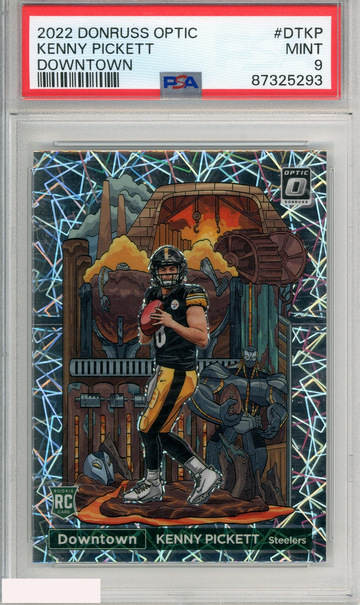 2022 PANINI DONRUSS OPTIC DOWNTOWN KENNY PICKETT #DTKP PSA 9 MINT ROOKIE RC