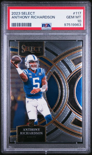 2023 Panini Select Premier Level Anthony Richardson #117 PSA 10