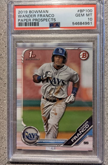 2019 Bowman Wander Franco Rookie PSA 10