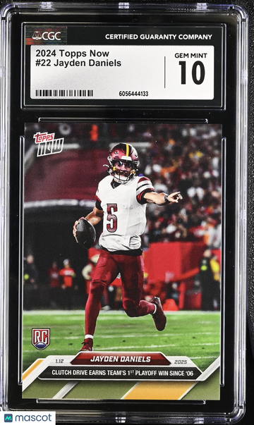 2024 Topps Now Jayden Daniels #22 CGC 10