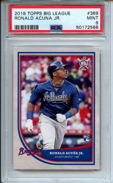 2018 Topps Big League Ronald Acuna Jr. RC PSA 9 #39 Braves