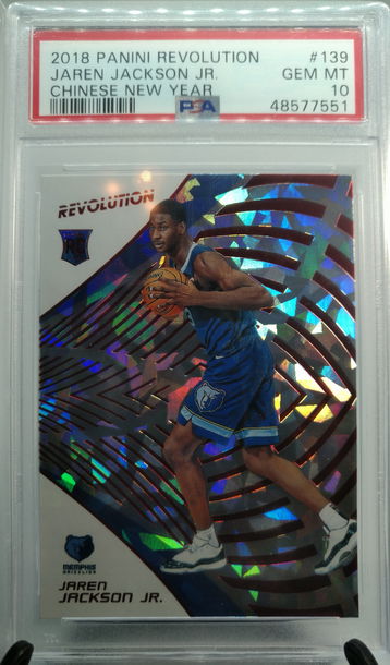 2018 Revolution Chinese New Year Jaren Jackson Jr #139 PSA 10