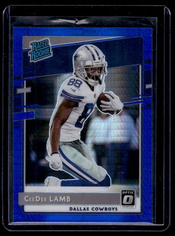 2020 Panini Donruss Optic Blue Scope CeeDee Lamb #156 RC