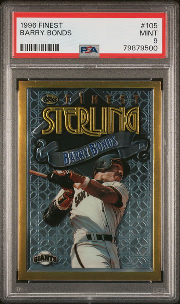 1996 Finest Barry Bonds G #105 PSA 9