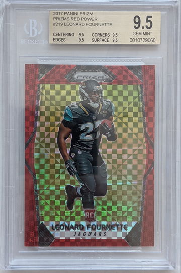 Leonard Fournette 2017 Prizm Red Power