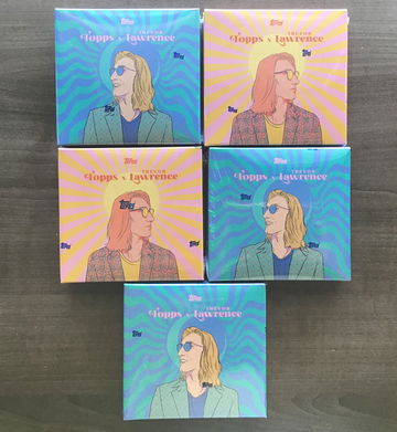 Lot of (5) 2021 Topps X Trevor Lawrence Factory Sealed Online Exclusive 