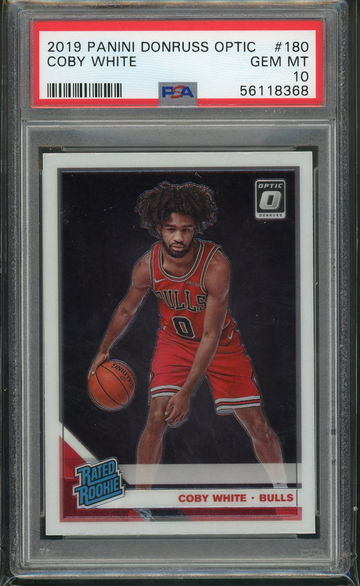 2019 Optic Coby White PSA 10