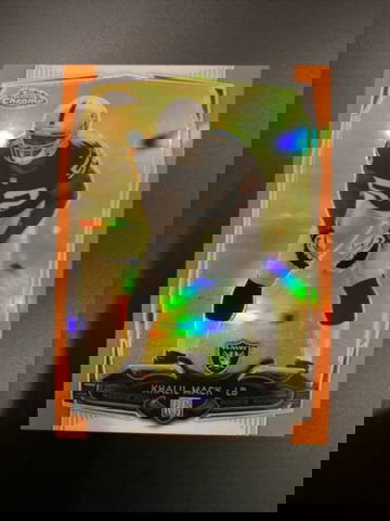 🔥2014 Topps Chrome Khalil Mack Rookie RC ORANGE Refractor #184 Raiders CHARGERS