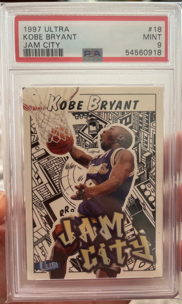 1997 ultra Kobe Bryant jam city PSA 9