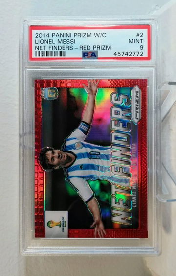 2014 Prizm Lionel Messi Red Refractor /149 