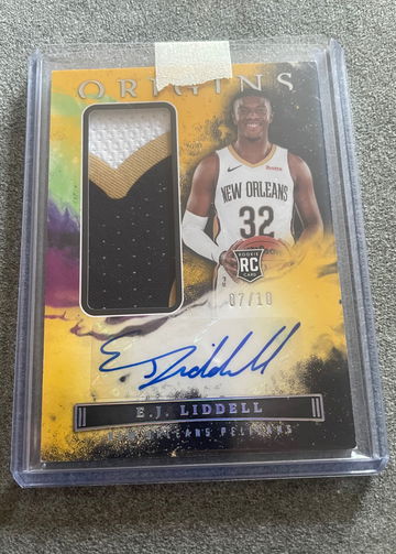 2022-23 Origins E.J. Liddell RPA Gold /10 Pelicans 