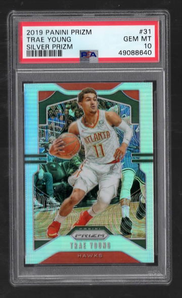 2019-20 Panini Prizm Base Silver #31 Trae Young | Atlanta Hawks PSA 10 Gem Mint