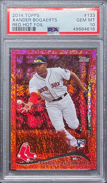 2014 Topps Red Hot Foil Xander Bogaerts Rookie PSA 10