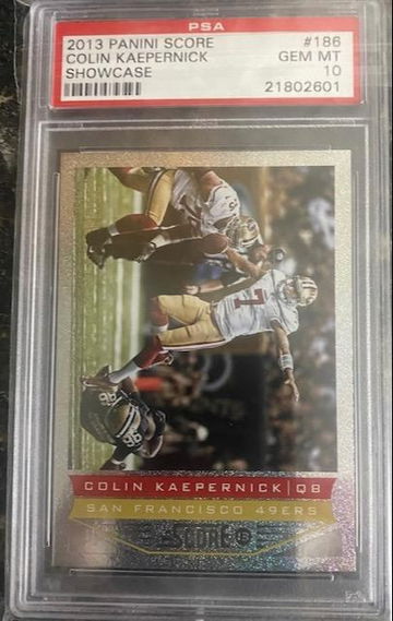 2013 Colin Kaepernick Score Showcase 35/99 PSA 10