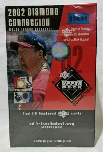 2002 Diamond Connection MLB Baseball Retail Blaster Box 