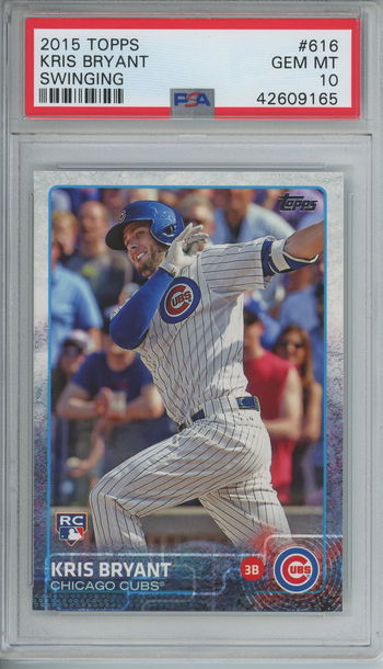 2015 Topps Kris Bryant Swinging PSA 10 #616