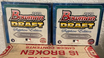 2020 Bowman Draft Sapphire Edition lot of 2 Boxes