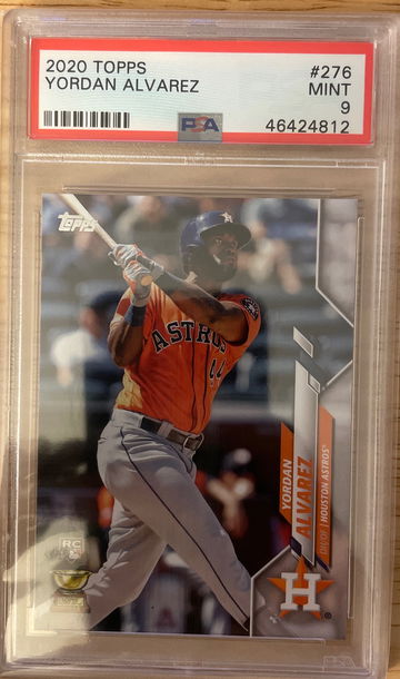 2020 Topps Yordan Alvarez RC PSA 9