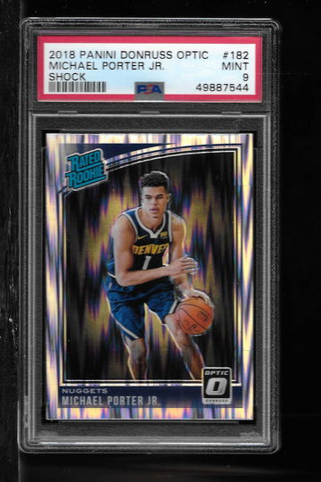 2018 DONRUSS OPTIC MICHAEL PORTER JR SHOCK PSA 9