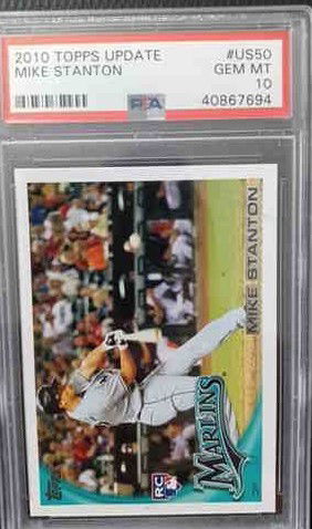 2010 Topps Update Mike Stanton #US50