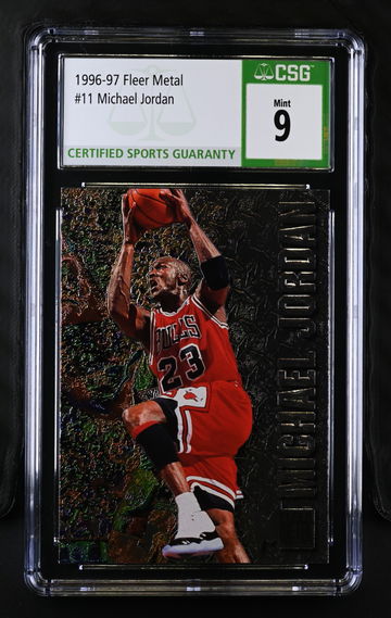 1996 FLEER METAL MICHAEL JORDAN #11