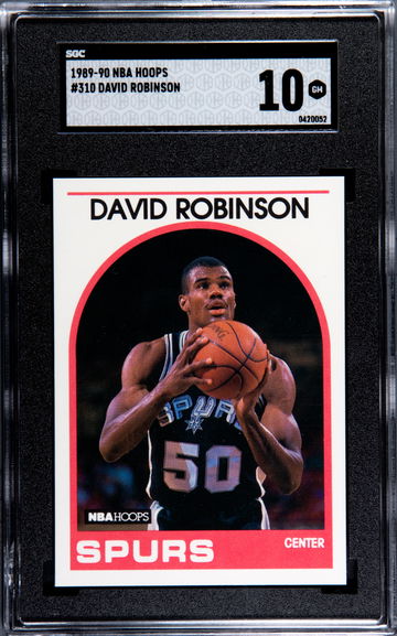 1989 Hoops Basketball #310 David Robinson RC SGC 10 