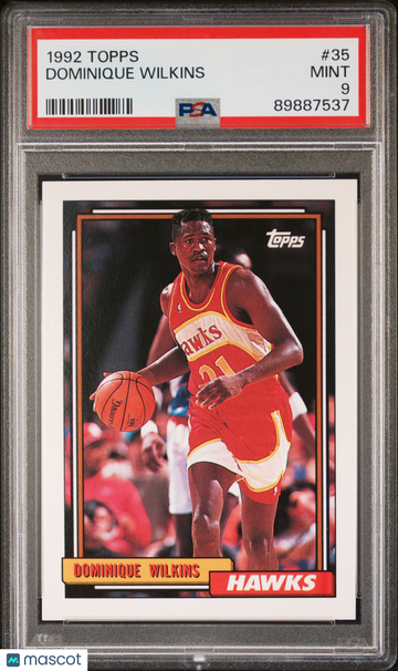 1992 Topps Dominique Wilkins #35 PSA 9