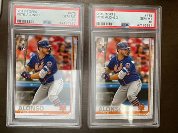 Pete Alonso Topps RC x2