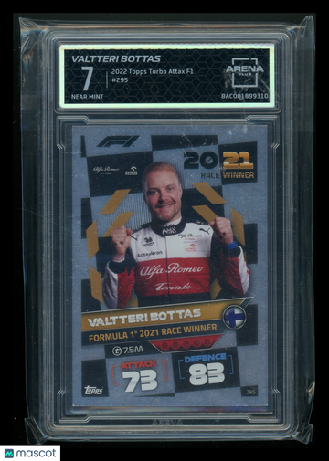 2022 Topps Turbo Attax Valtteri Bottas #295 Arena Club 7