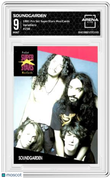 1991 Pro Set MusiCards Soundgarden #238 Arena Club 9