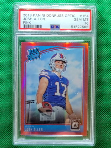 2018 Donruss Optic Pink Holo #154 PSA 10