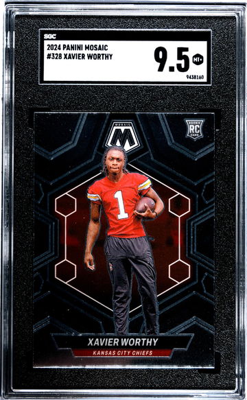 2024 Mosaic #328 Xavier Worthy SGC 9.5