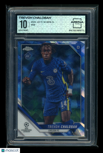 2022 2021-22 Topps Chrome UEFA Champions League Trevoh Chalobah #59 RC Arena Club 10
