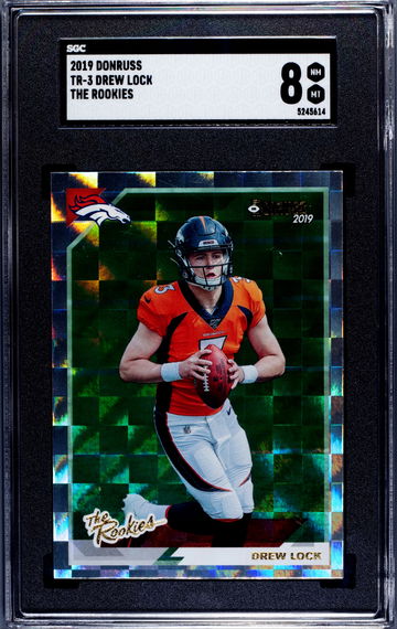 2019 Donruss Drew Lock The Rookies SGC 8