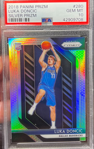 2018 Prizm Silver Luka Doncic psa 1