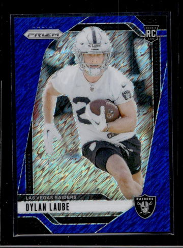 2024 Panini Prizm Blue Shimmer Dylan Laube #330 RC /25