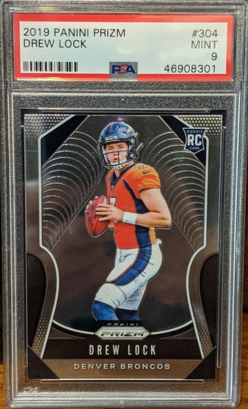 Drew Lock 2019 Prizm PSA 9
