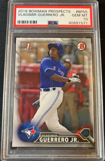 2016 bowman prospects vladimir guerrero jr psa 10