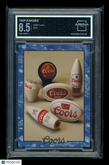 1995 Coors Tap Knops #29 Arena Club 8.5
